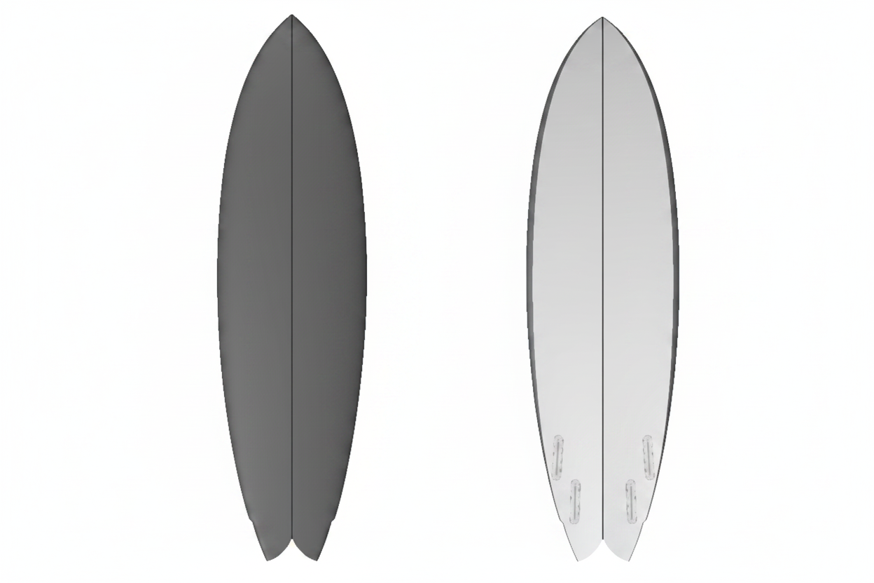 Sailfish 6'0" x 19 1/2" x 2 9/16" flyer swallow