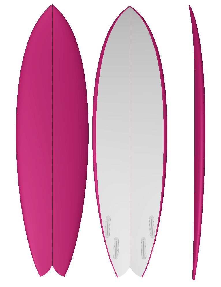 Sailfish 6'0" x 19 1/2" x 2 9/16" 